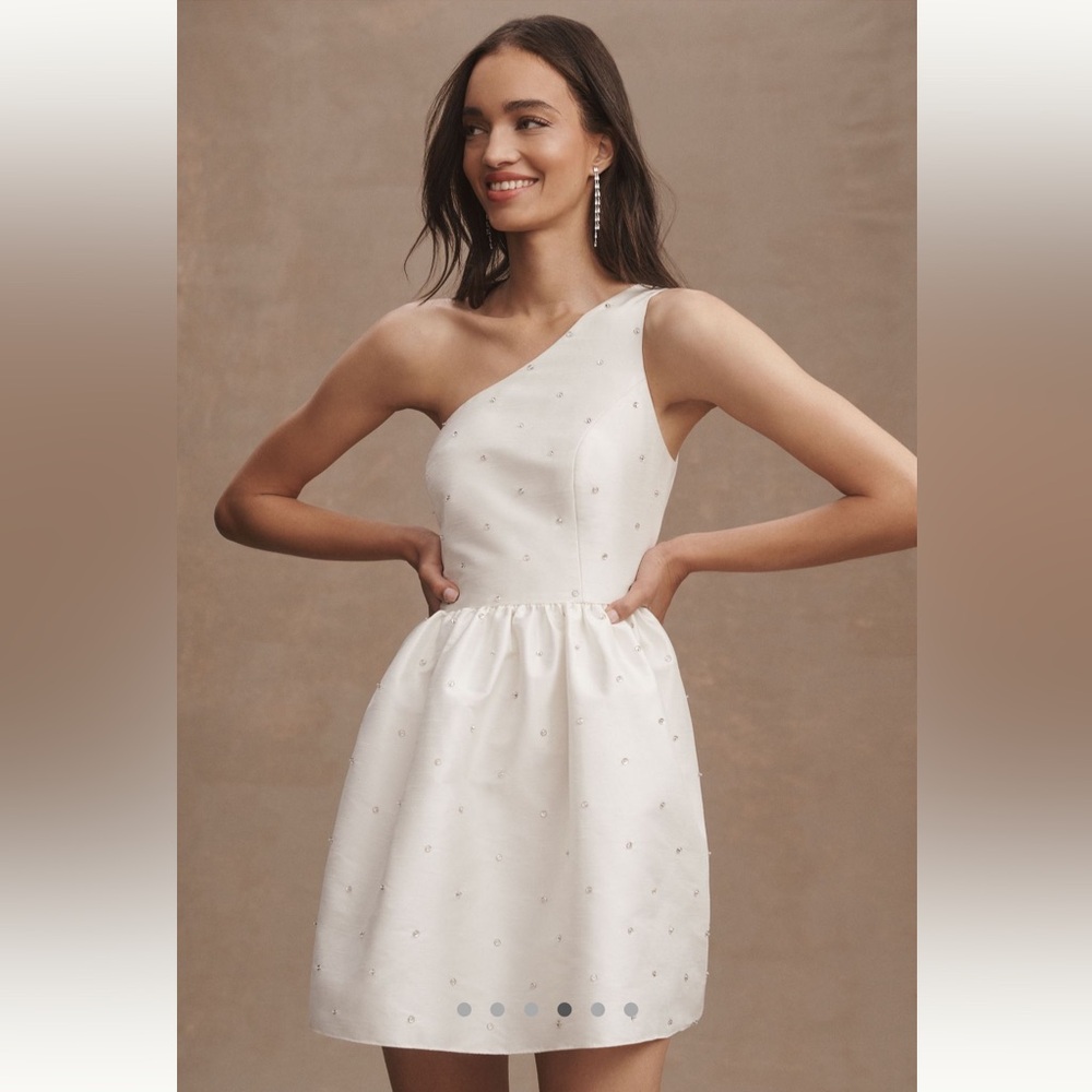 Sachin & Babi Elliana One-Shoulder mini dress